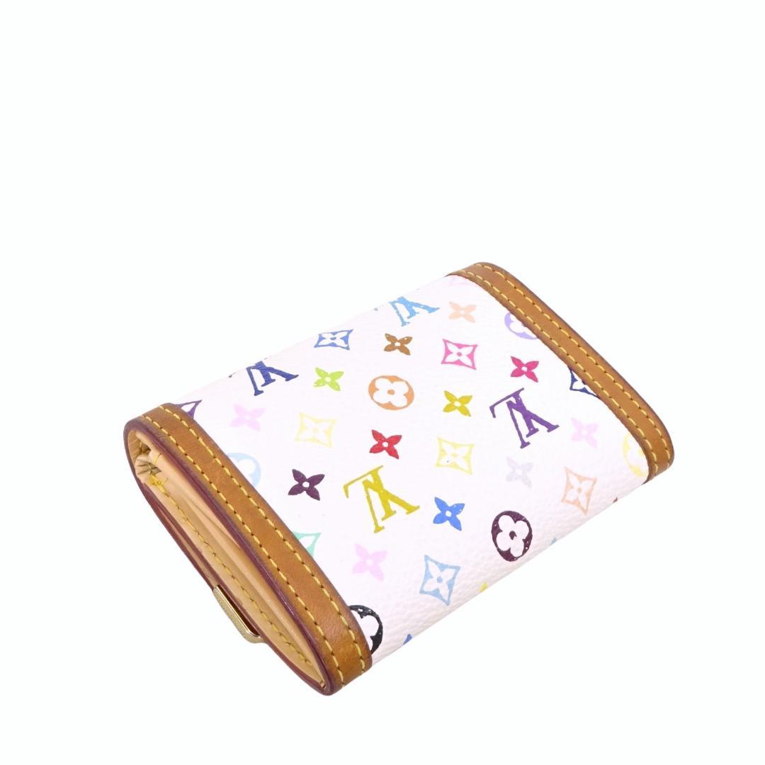 本物■ルイヴィトンマルチカラー ポルトモネ・プラ ミニウォレット ケース