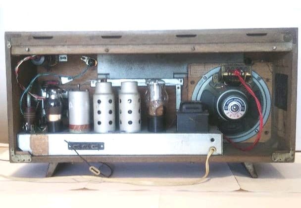 タイヘイ真空管ラジオ（日本硝子工業）、6R-15型（1950年代）、希少、作動品