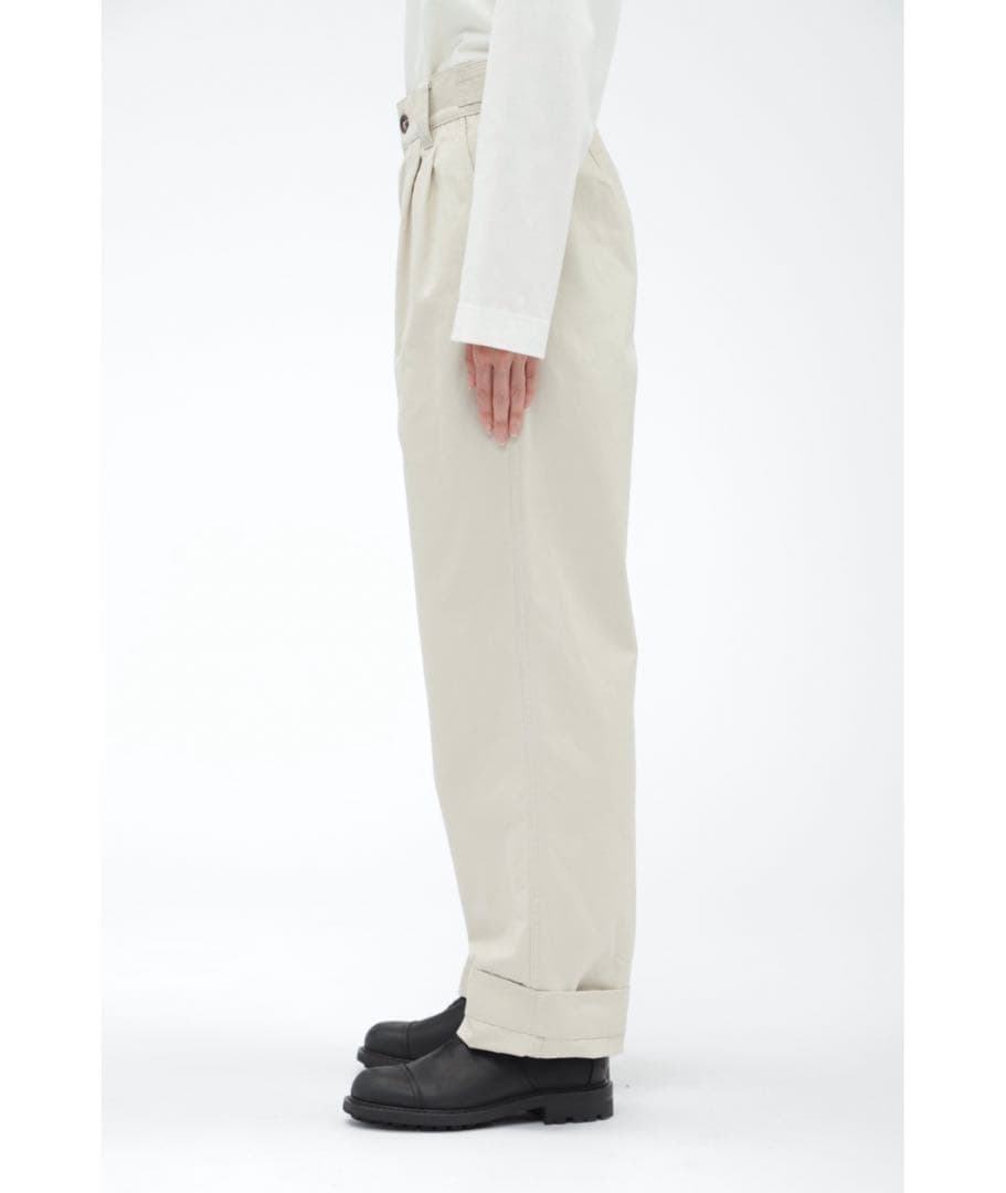 【MHL./新品】BRUSHED CHINO COTTON (S-Mサイズ相当)