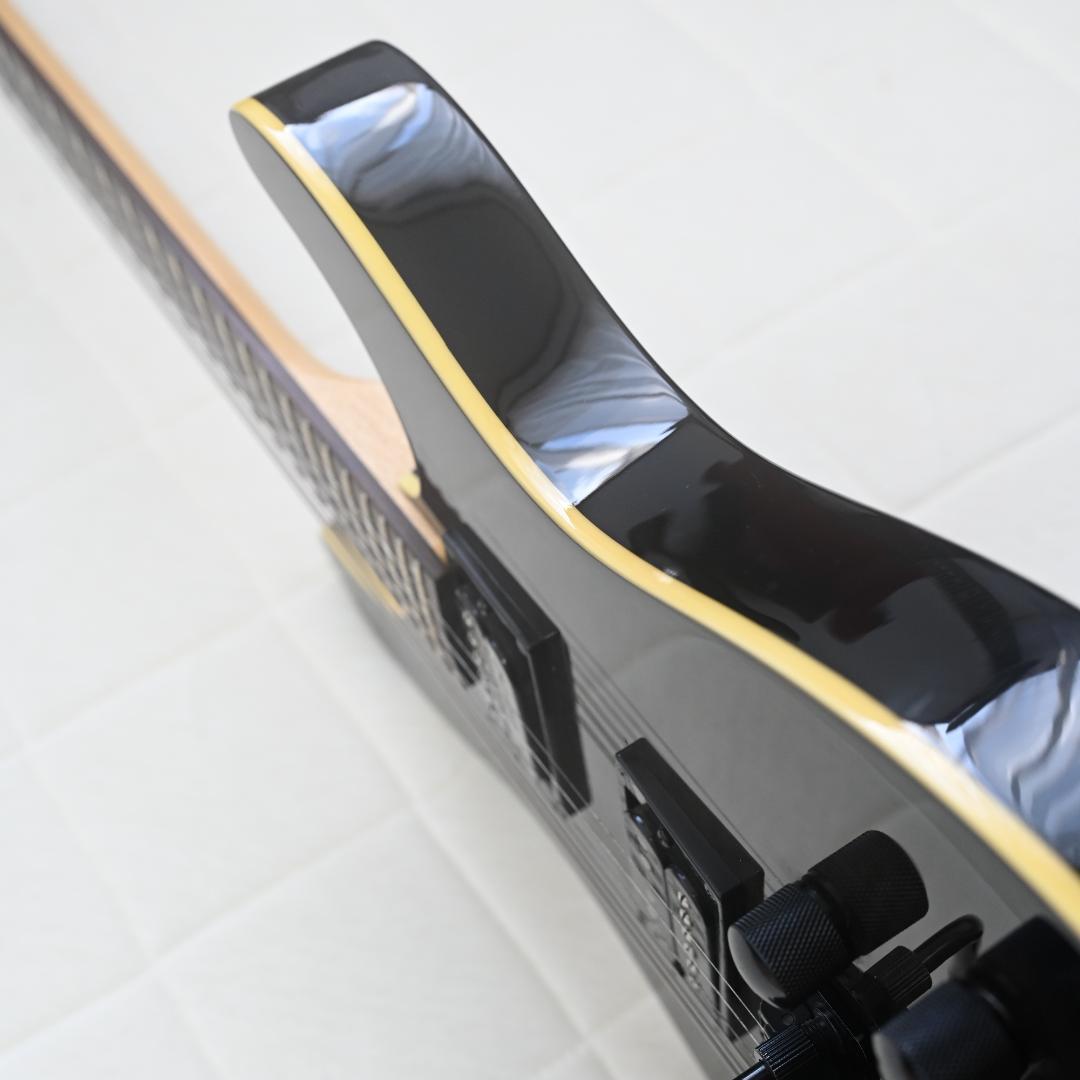 Washburn レア 虎目 エレキギター ブラック 動作確認OK G023