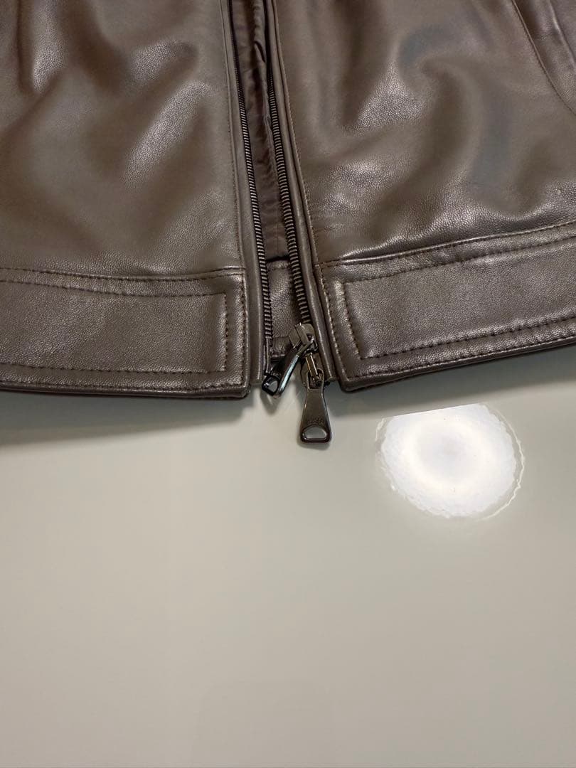 【未使用品】EMMETI エンメティーJURIユリ　シングルライダースジャケット