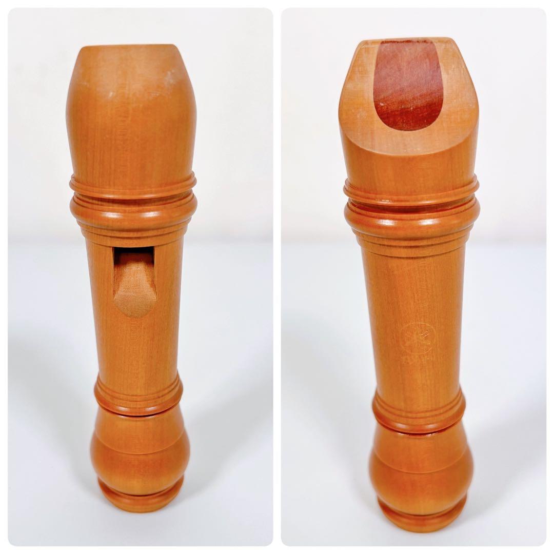 【希少】YAMAHA ヤマハ　木製　ソプラノリコーダー YRS-61 ②