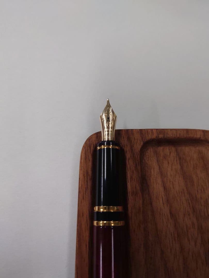 パイロット　万年筆　グランセ　レッドマーブル　ペン先14K585 字幅M 中字