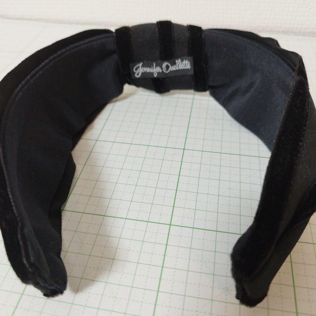 Jennifer Ouellette ブラック ヘアバンド