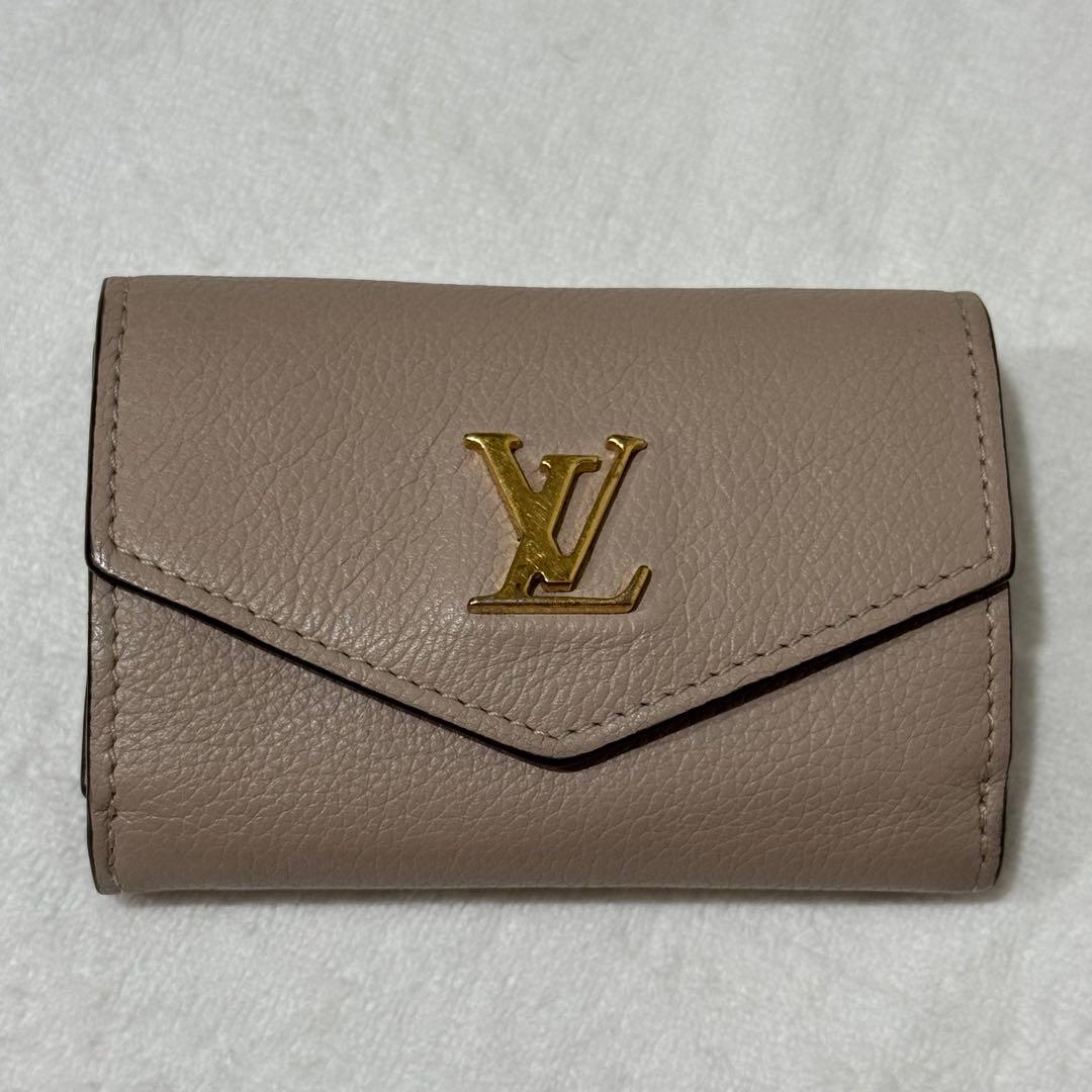 ルイヴィトン　三つ折り財布　ポルトフォイユロックミニ　ガレ