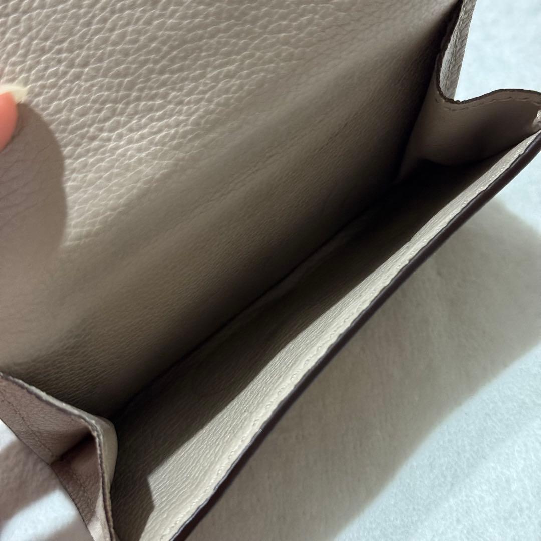 ルイヴィトン　三つ折り財布　ポルトフォイユロックミニ　ガレ