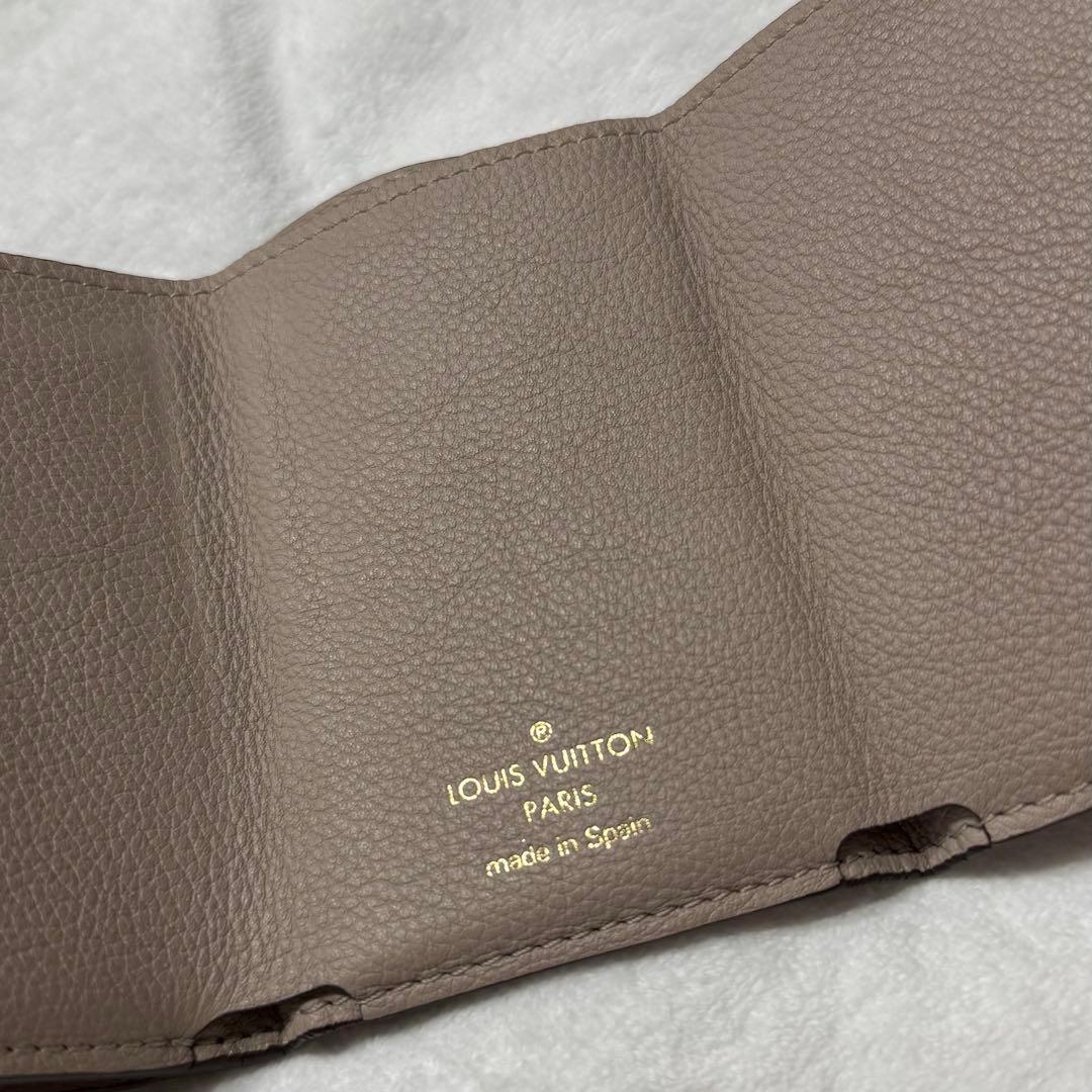 ルイヴィトン　三つ折り財布　ポルトフォイユロックミニ　ガレ