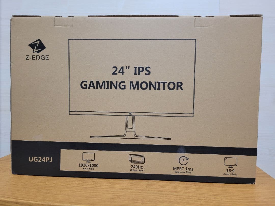 美品　おしゃれ　Z-EDGE 24インチ240Hz ゲーミングモニター