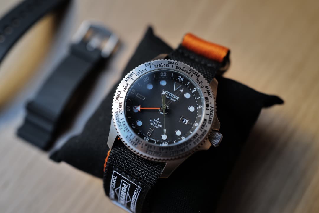 完売品★CITIZENシチズン × PORTERポーター GMTワールドタイム