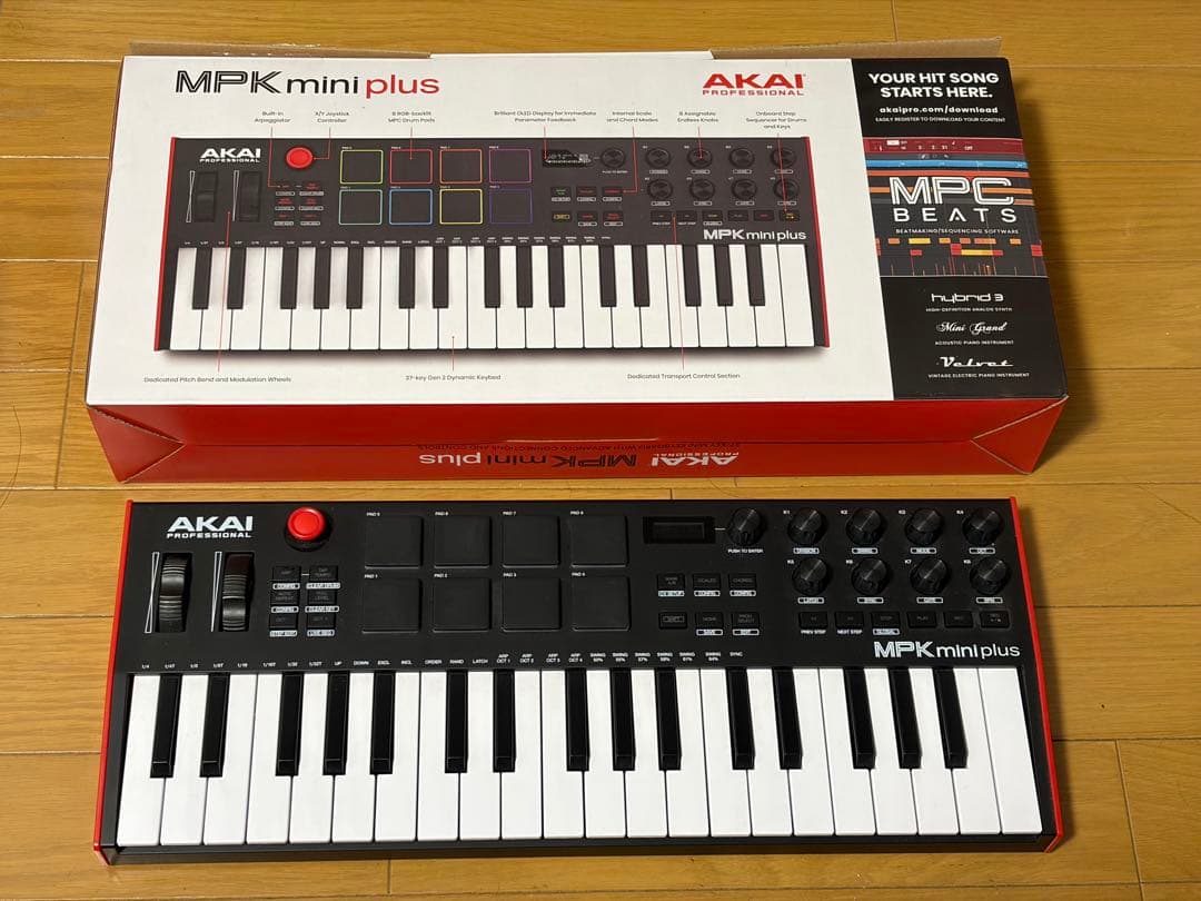 AKAI MPK mini plus MIDIキーボード