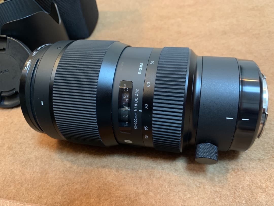 美品 SIGMA 50-100㎜ F1.8DC キャノン EFマウント