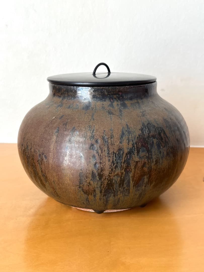 宗像窯　七代目　宗像亮一　水差　会津本郷焼