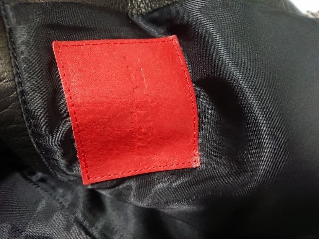 専用バックラッシュ B'2nd 別注 ライダースジャケット スペインシープ M