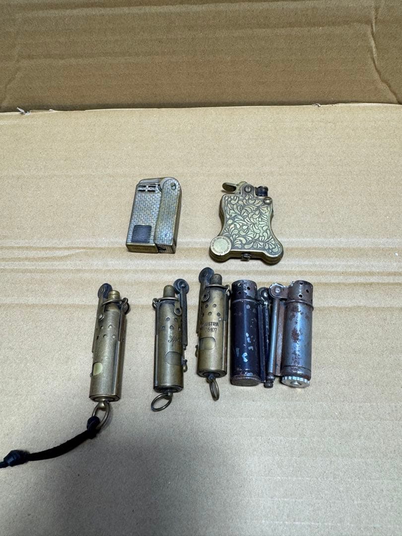 メタル製ライター まとめ　7台