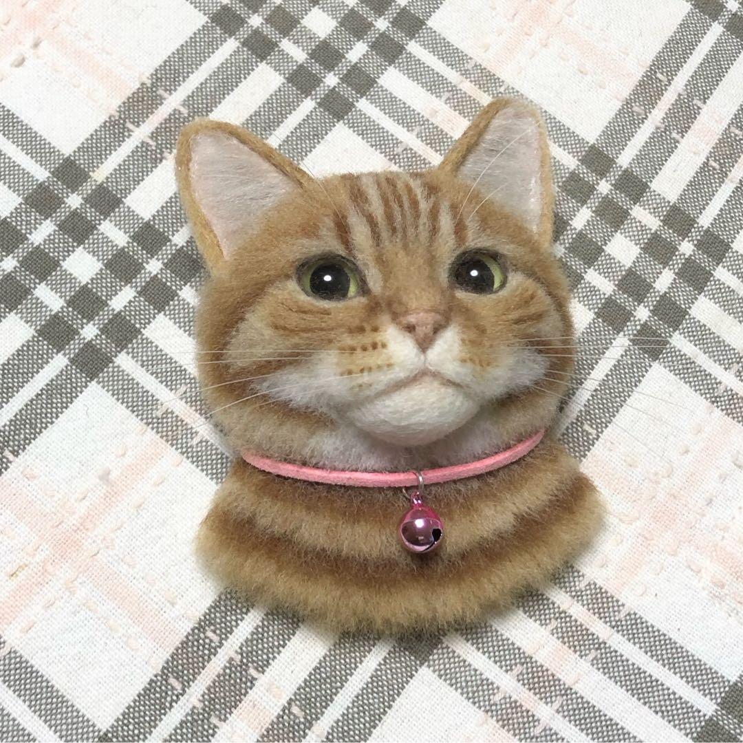 羊毛フェルト 猫 ハンドメイド れな