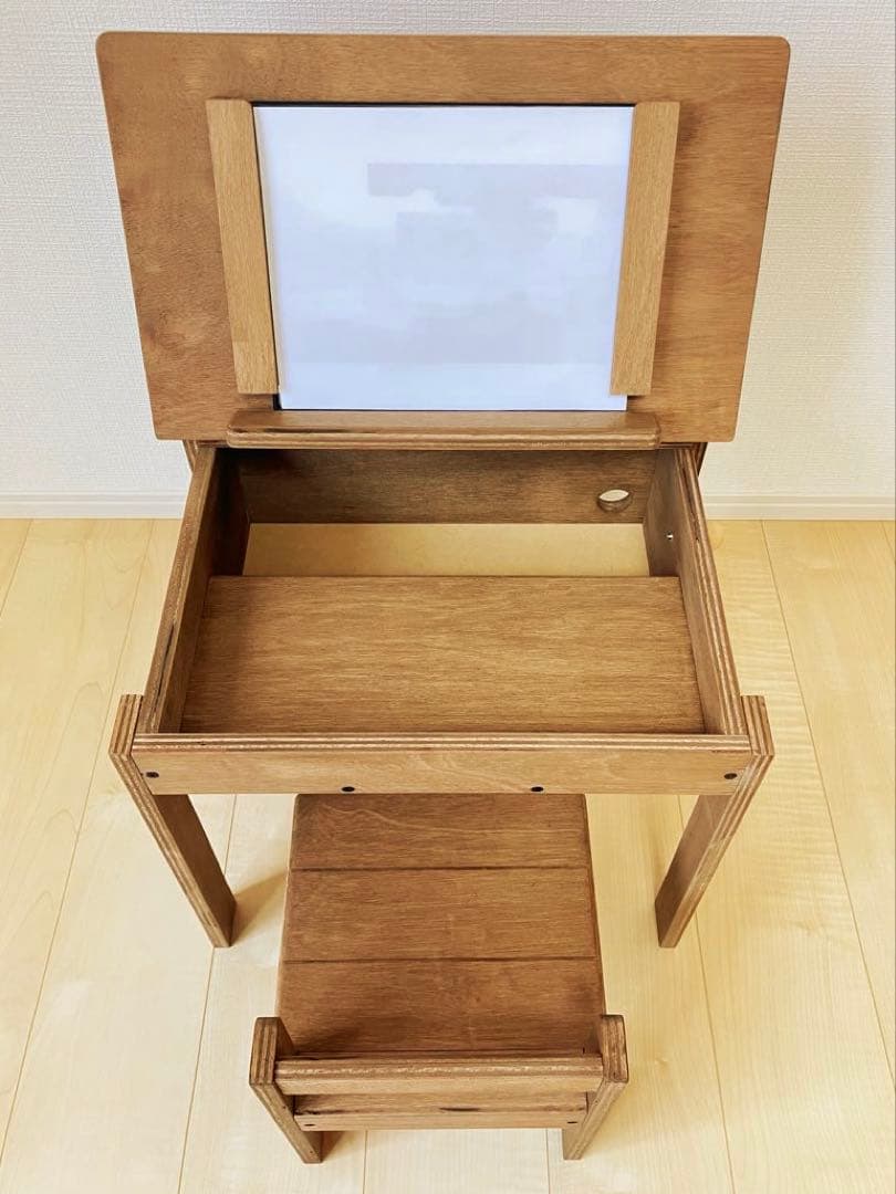 ミニドレッサー　キッズチェア　子供用　おままごと　いす　お祝い　ハンドメイド