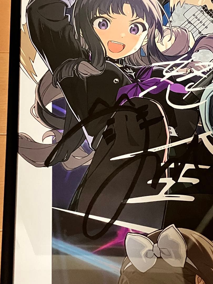 た*か様 ガールズバンドクライ　トゲナシトゲアリ　非売品　サイン入り　B2ポスタ