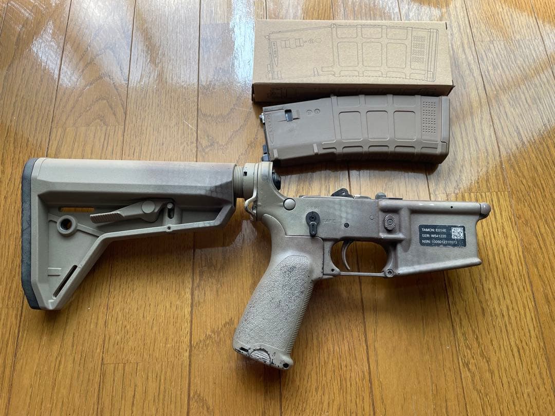 東京マルイ　MWS ロアレシーバーセット　塗装