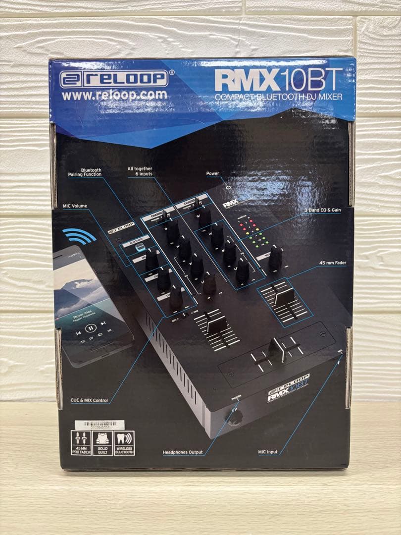 Reloop RMX-10BT Bluetooth入力搭載 DJミキサー ⑨