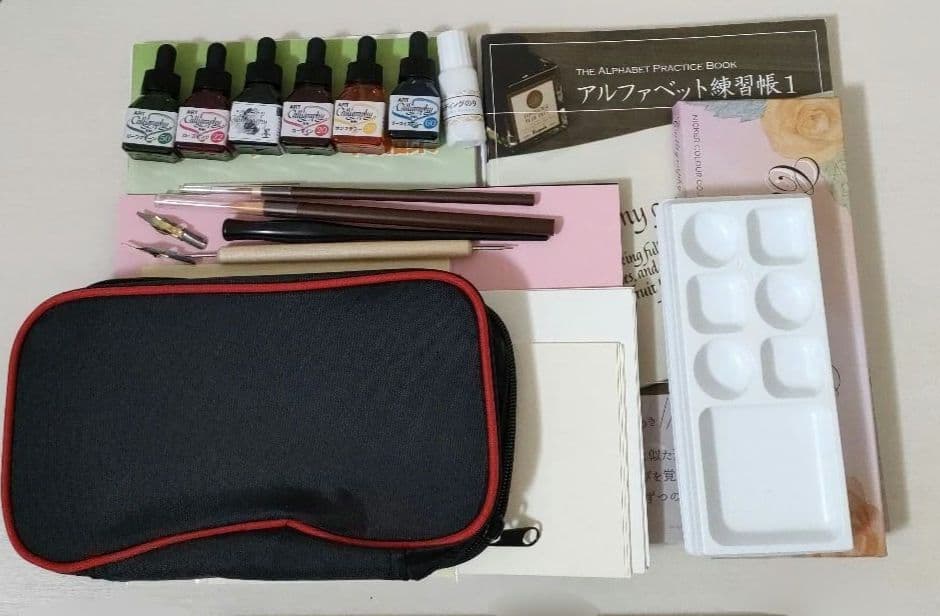 カリグラフィー通信講座　教材一式