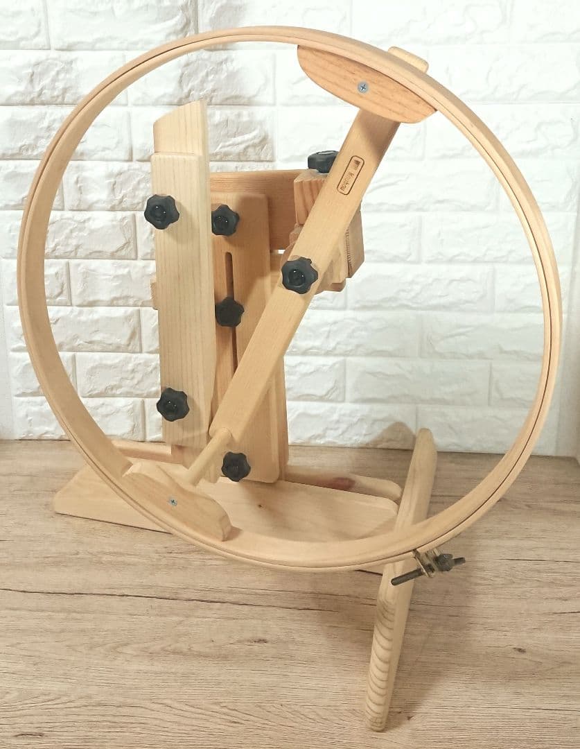 パッチワーク　刺繍用　スタンドフープ　木製　45cm