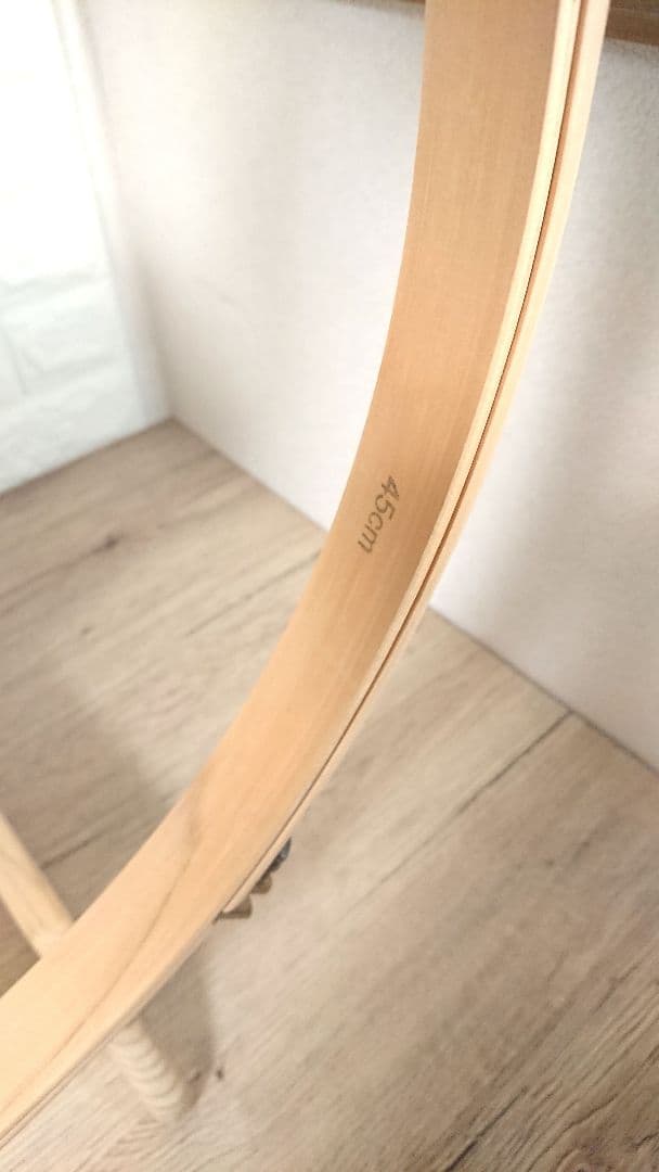 パッチワーク　刺繍用　スタンドフープ　木製　45cm