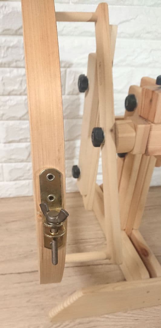 パッチワーク　刺繍用　スタンドフープ　木製　45cm