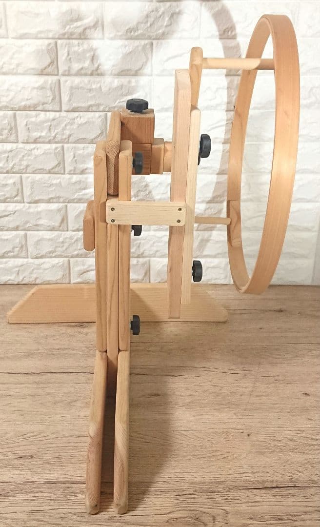 パッチワーク　刺繍用　スタンドフープ　木製　45cm