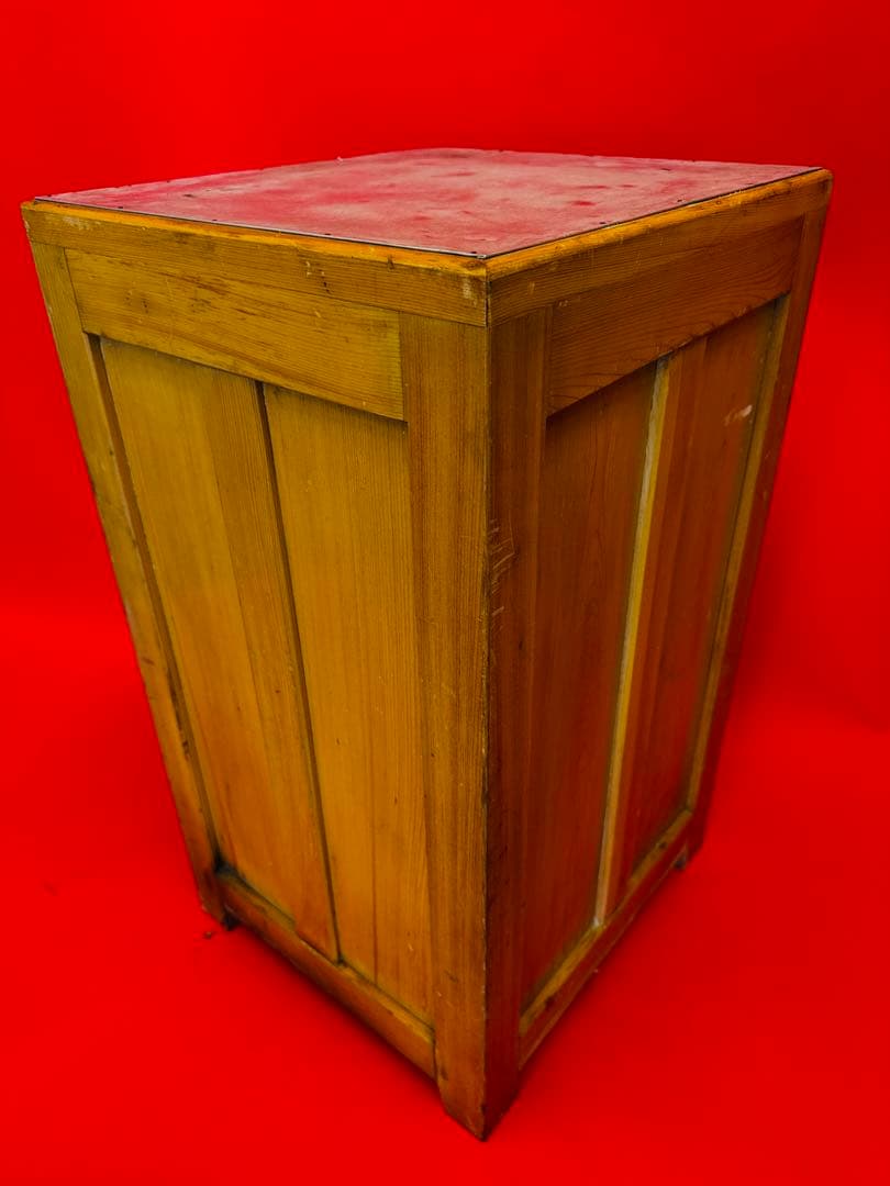 昭和レトロ アンティーク 氷冷蔵庫 木製 HOKUYOREIKI