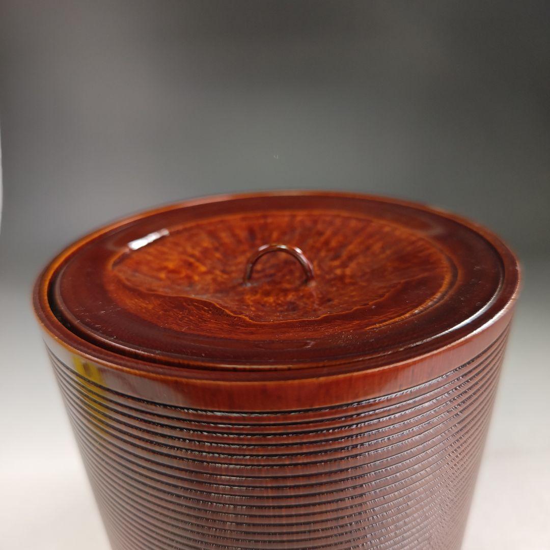 イ941 水指『大徳寺　松長剛山　極箱　竹水指』『媒◯作』茶道具