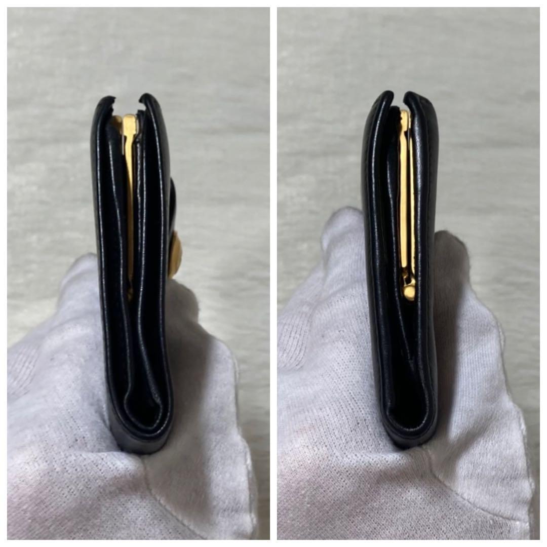 本日おすすめ　美品　GUCCI グッチ　早い者勝ち　二つ折り　がま口　金フレーム