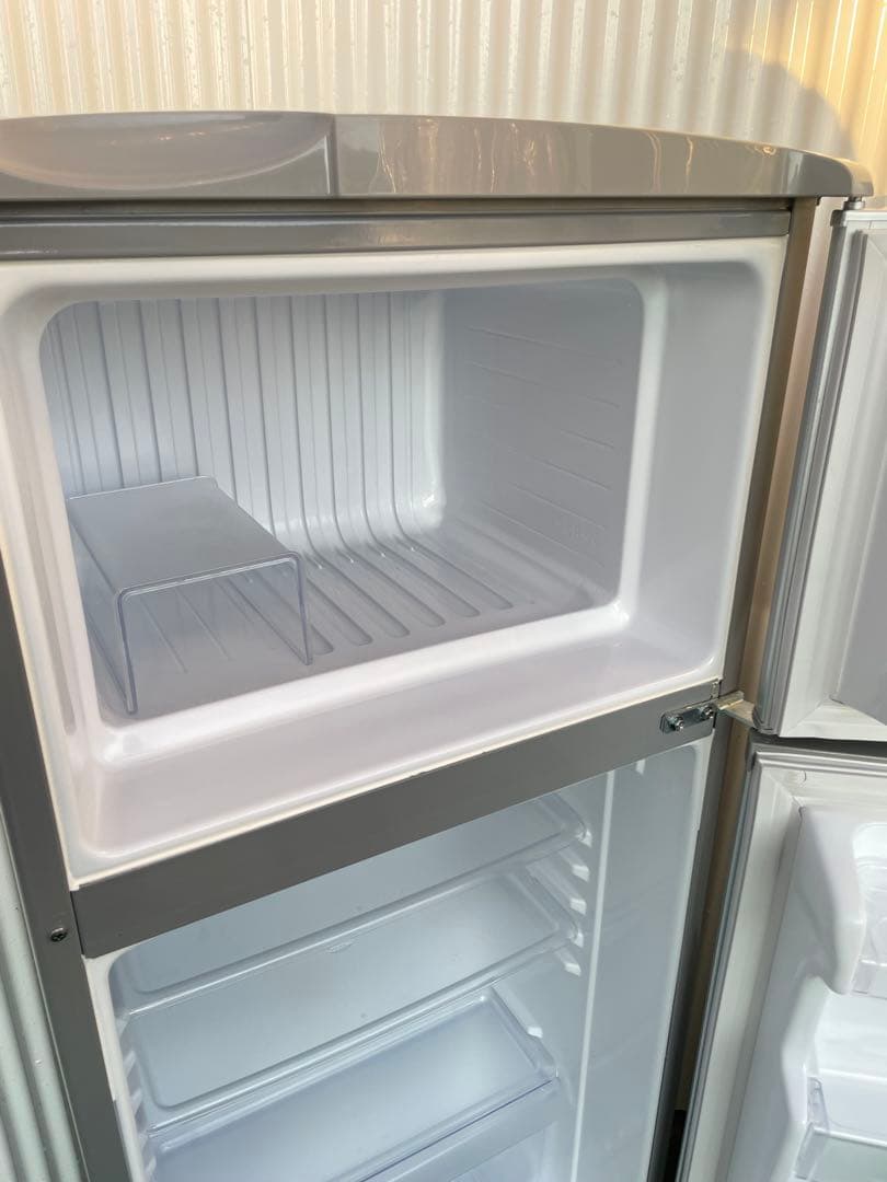 847 アクア シルバー2ドア冷蔵庫 右開き トップフリーザー 一人暮らし 単身