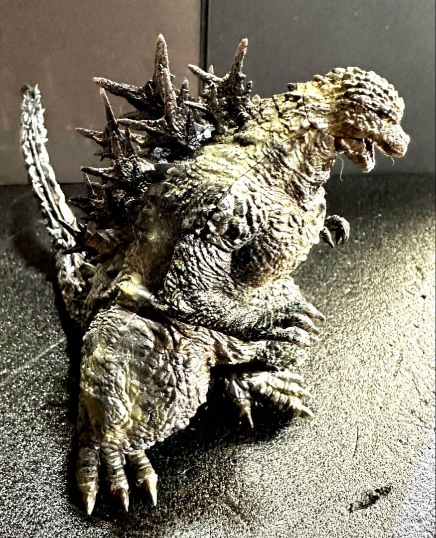 TMKゴジラ２０２３プラモデル組み立て完成品、銀座ジオラマセット