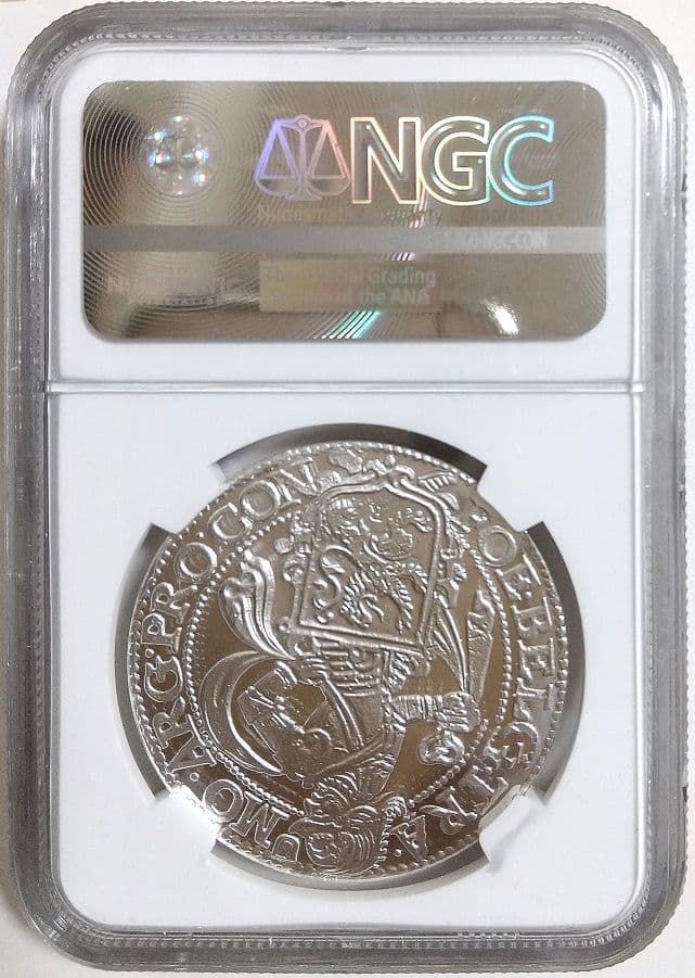 2017年 オランダ ライオンダラー 1オンス銀メダル PF70 特別ラベル