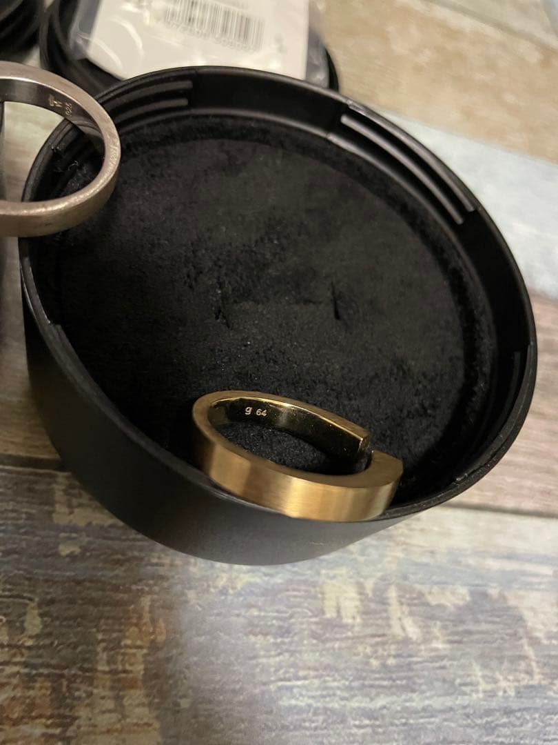 トムウッド TOM WOOD Split Ring ゴールド&シルバー2点セット