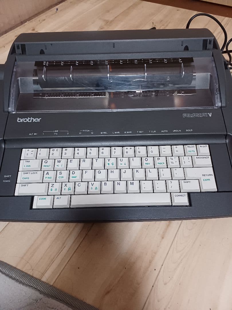 電子オフィスタイプライターbrother WORDSHOTV アンティーク希少