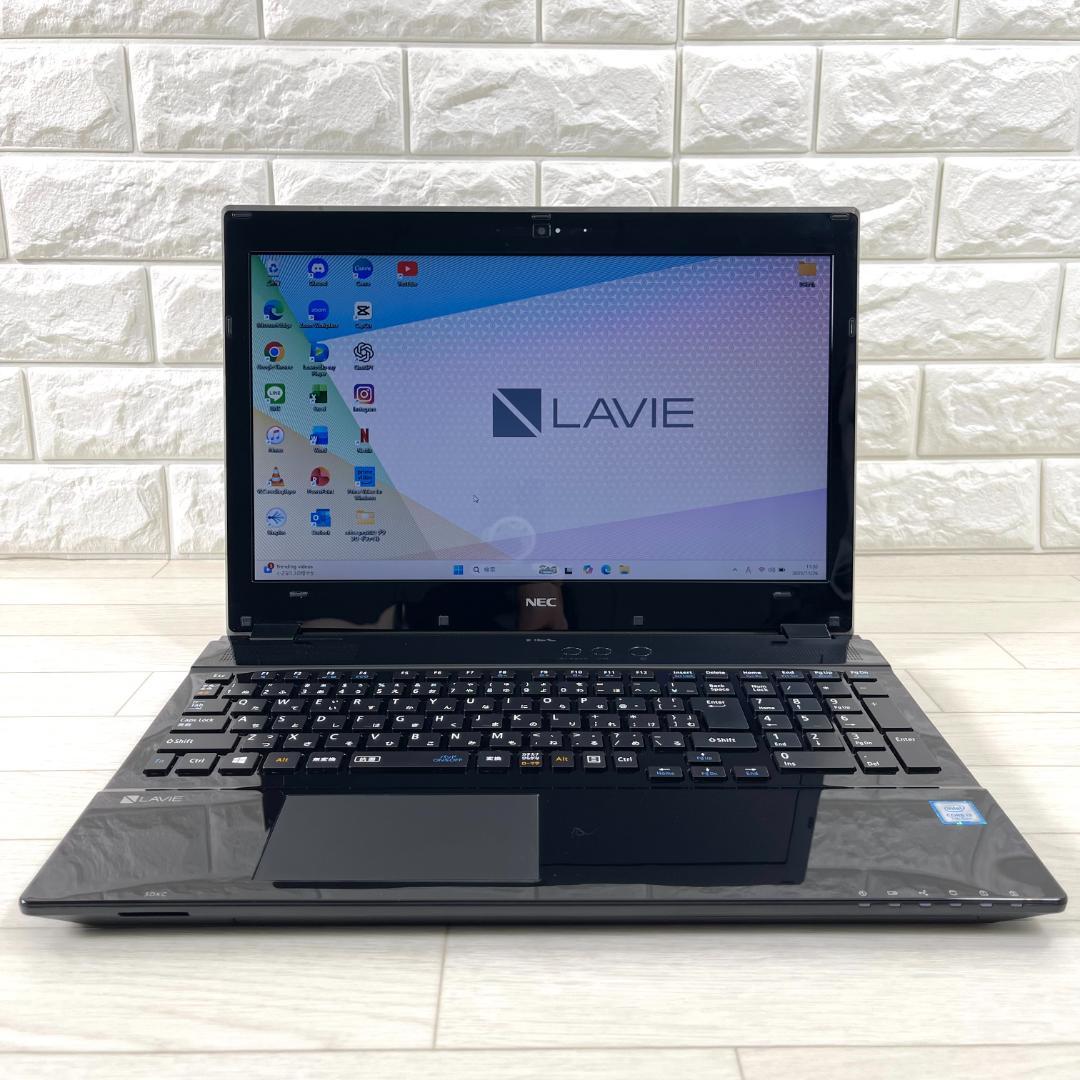 NEC LAVIE i3 新品SSD256G メモリ8 ノートパソコン オフィス