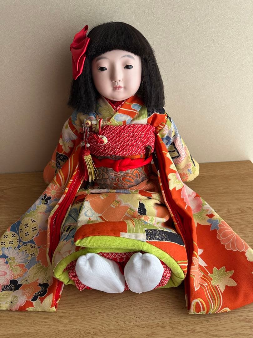 市松人形　日本人形　52センチ
