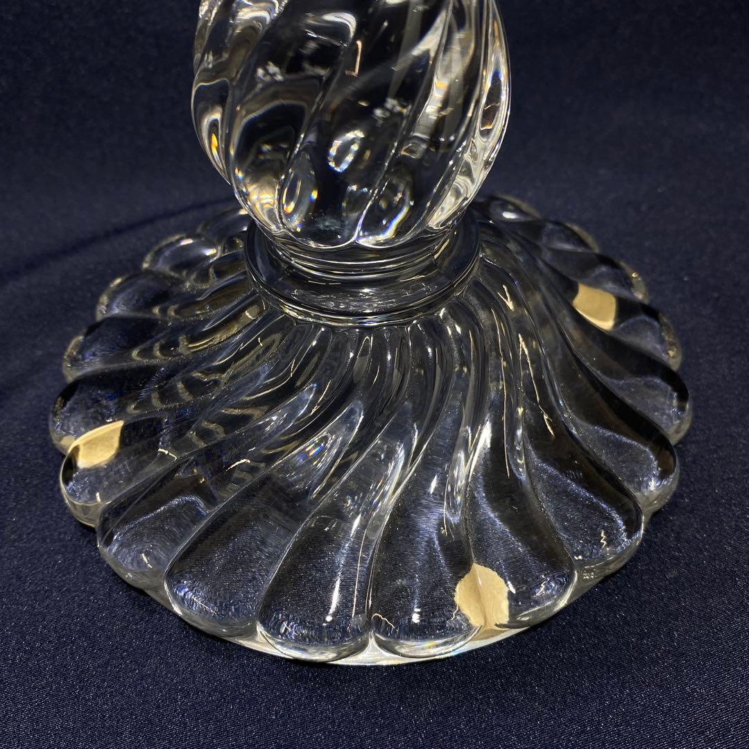 Baccarat バカラ バンブートゥース キャンドルスタンド オールドバカラ