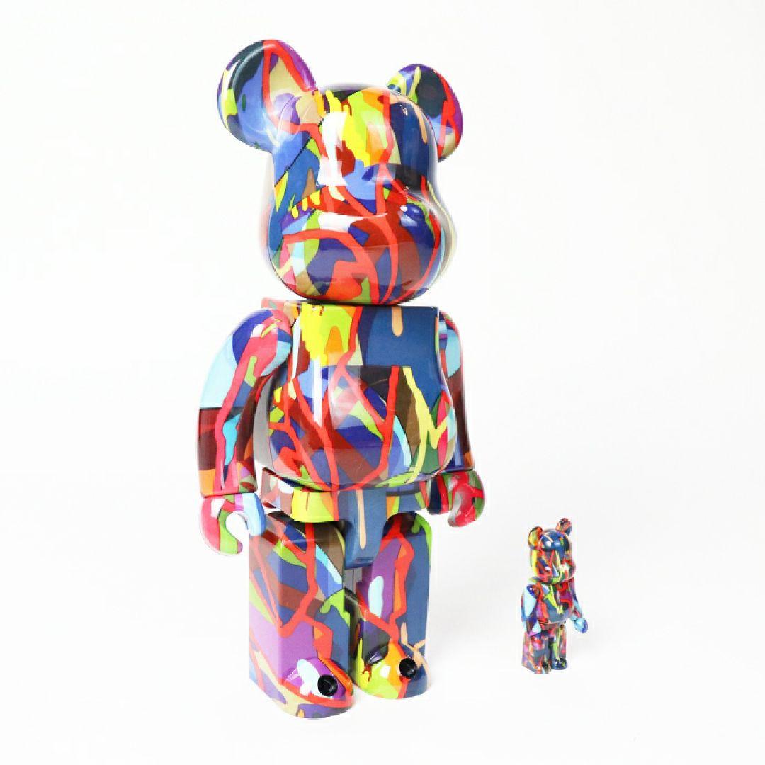 BE@RBRICK KAWS Tension 100％ & 400％