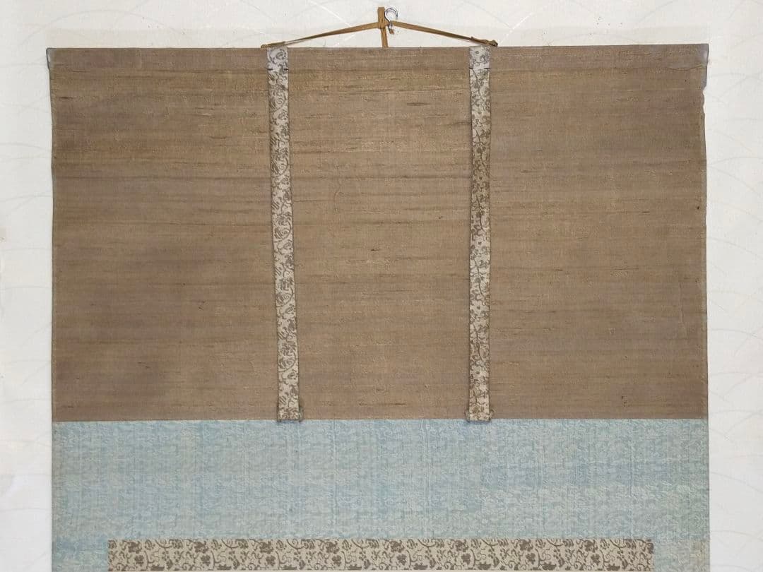 ♥とても古い　掛軸　【義方】　人物画　掛け軸　骨董　古玩　中国