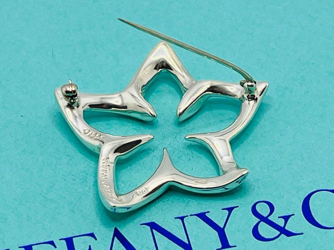 c217 美品　希少　1996 オールドティファニー　プルメリア　ブローチ