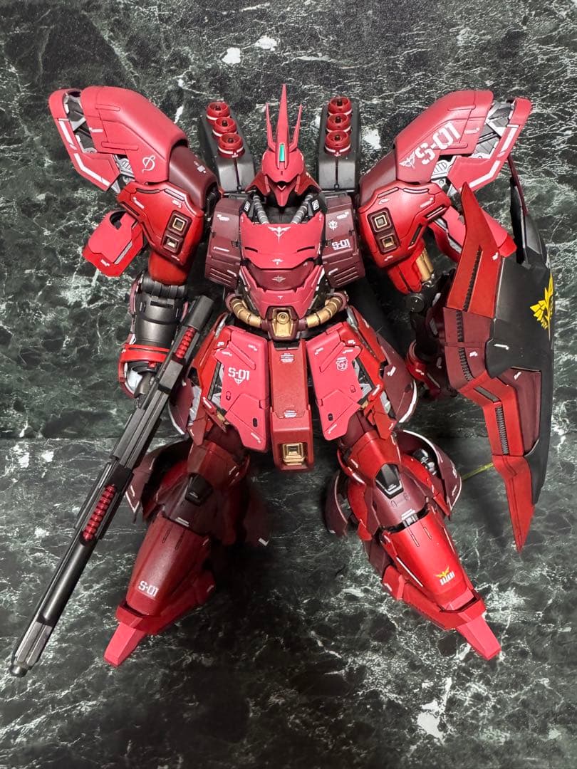 逆襲のシャア　MG サザビーverKA 塗装完成品　ガンプラ　プラモデル