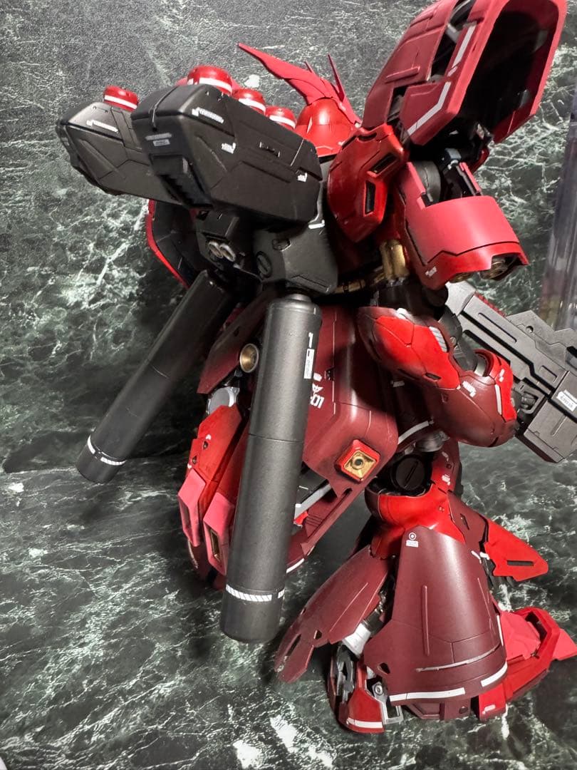 逆襲のシャア　MG サザビーverKA 塗装完成品　ガンプラ　プラモデル