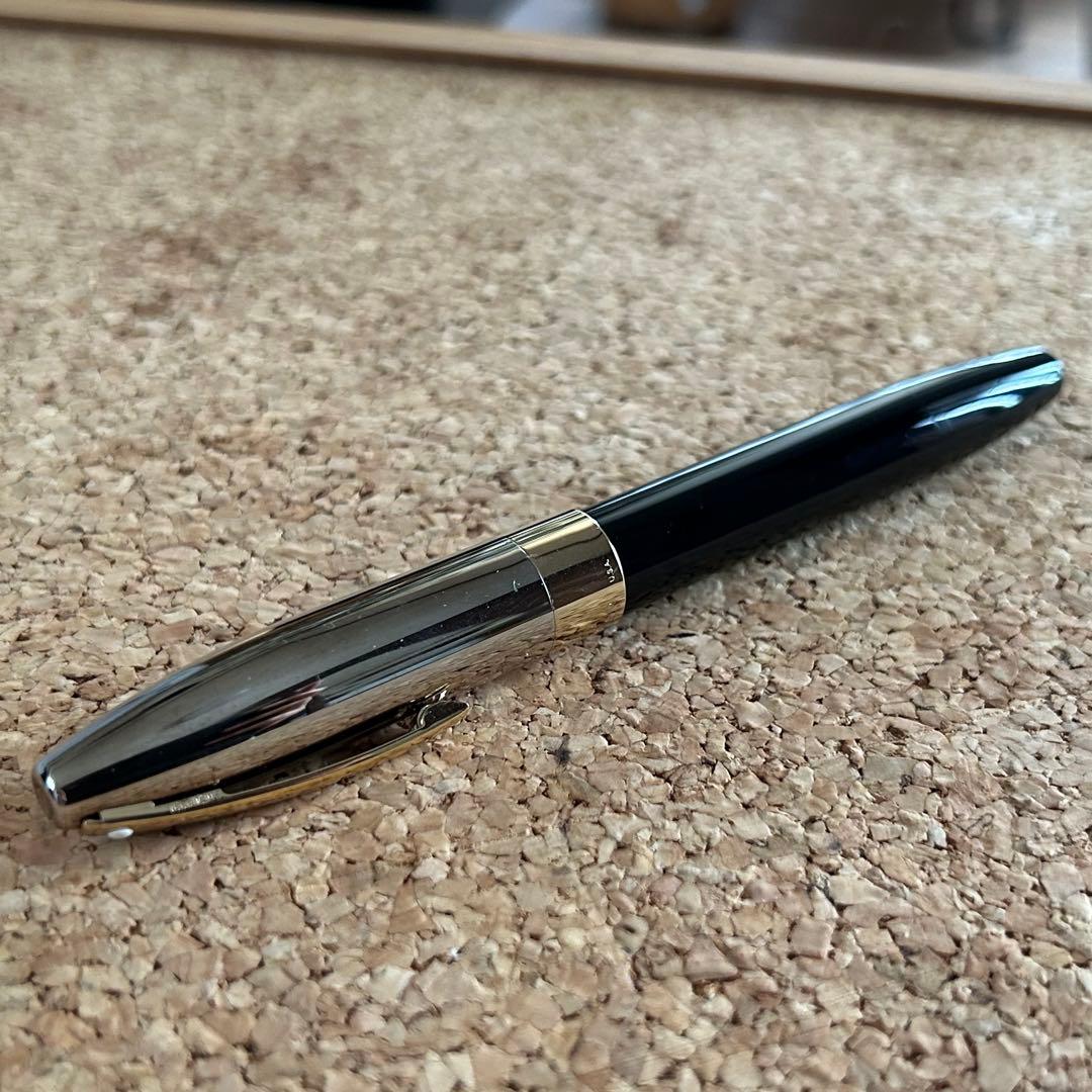シェーファーレガシーヘリテージ万年筆　ブラックラッカーパラディウム ペン先18K