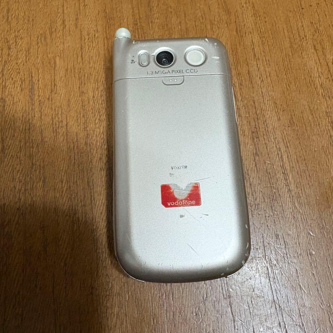美品❣️非売品❣️充電器付き Vodafone LG Silicon 折りたたみ携帯
