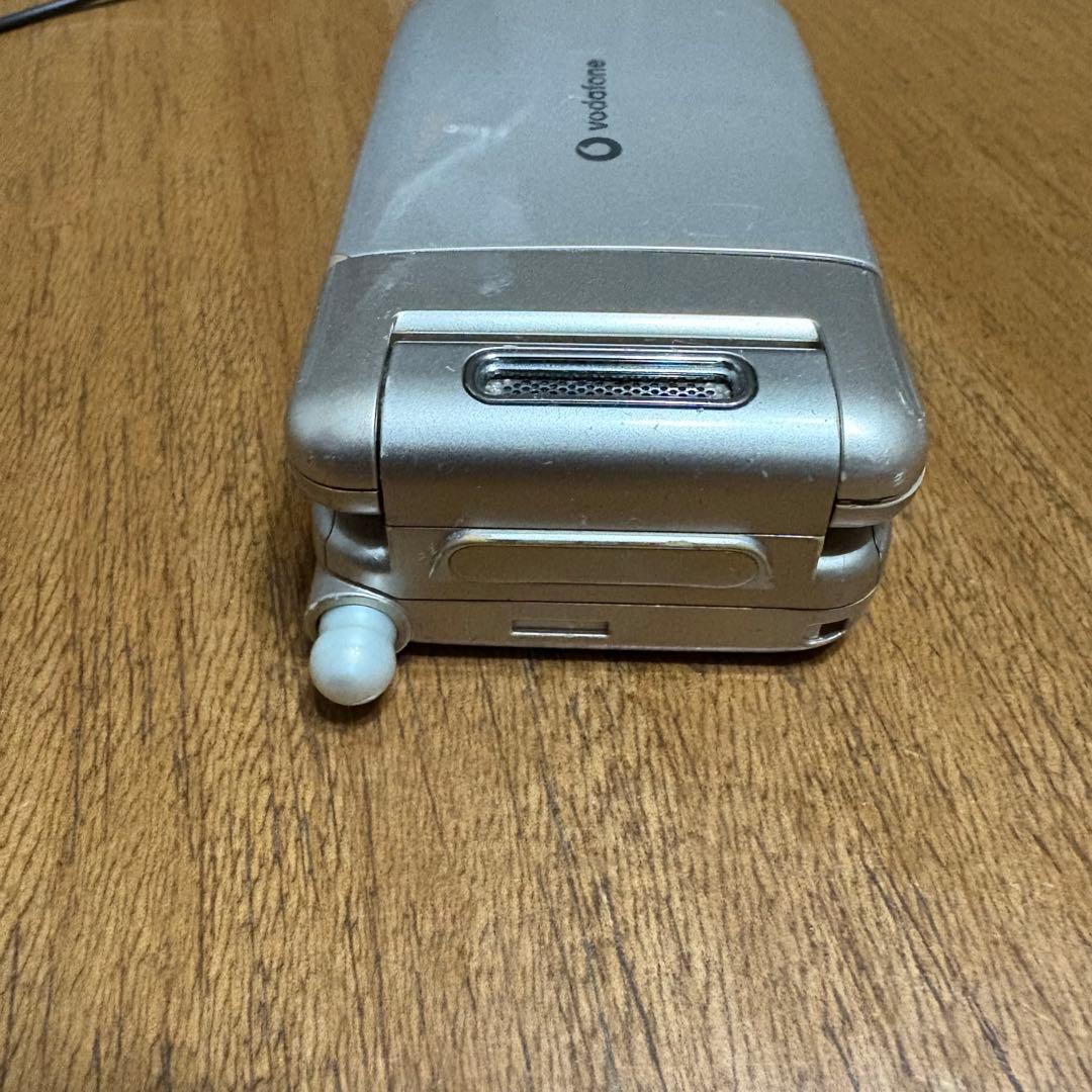 美品❣️非売品❣️充電器付き Vodafone LG Silicon 折りたたみ携帯