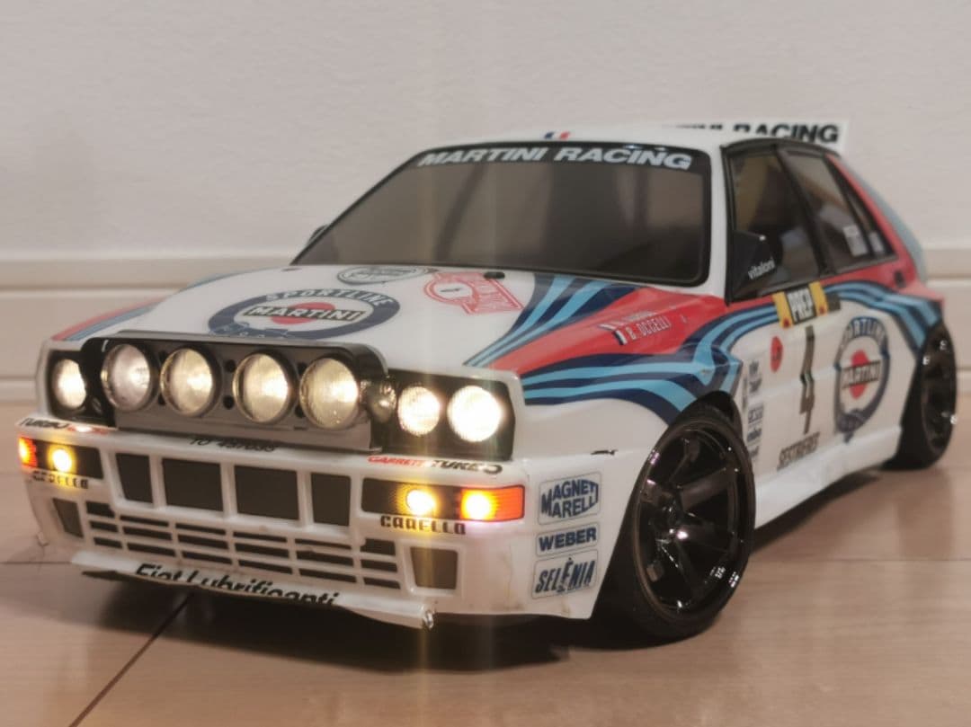 タミヤ ランチア デルタ インテグラーレ LED18灯 ボディ ラジコン RC