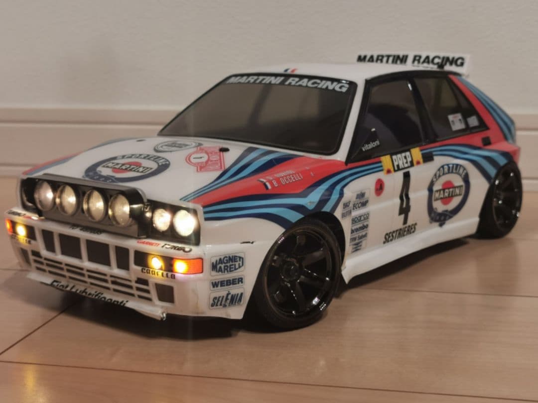 タミヤ ランチア デルタ インテグラーレ LED18灯 ボディ ラジコン RC