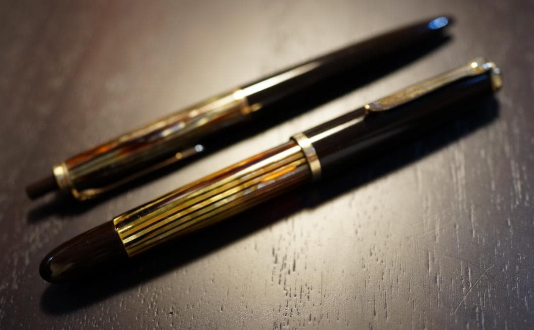 ペリカンヴィンテージ万年筆＆ボールペン１９５９年製　当時物新品ニブに交換済